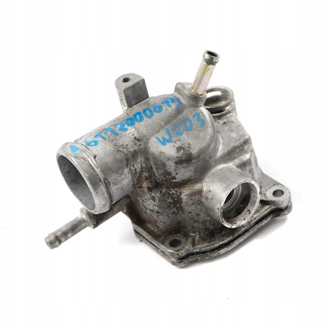  Mercedes-Benz C E W203 W210 OM611 OM612 Coolant Thermostat Housing - SKU A6112000615 - Part number A6112000615