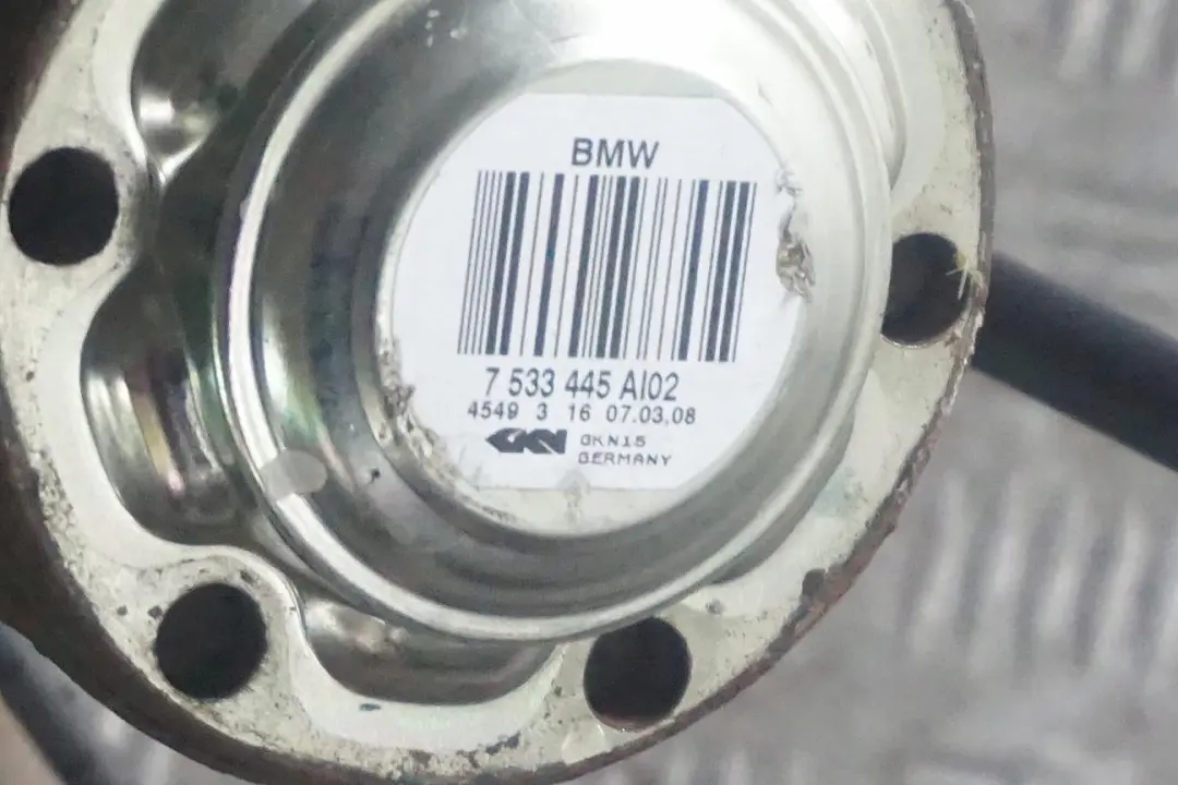 BMW 3 Reihe E90 318d N47 Abtriebswelle Schwenklager Hinten Links - SKU 6774809-16 - Teilenummer 6774809