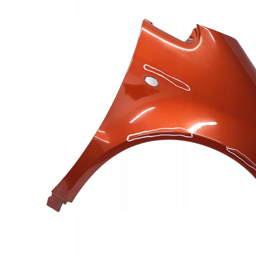 Delantero Derecho Panel Lateral Guardabarros Mica Coral Naranja para Mercedes A W168 con número de pieza A1688800818 Mercedes A W168 Delantero Derecho Panel Lateral Guardabarros Mica Coral Naranja - SKU A1688800818-COR - Número de pieza A1688800818