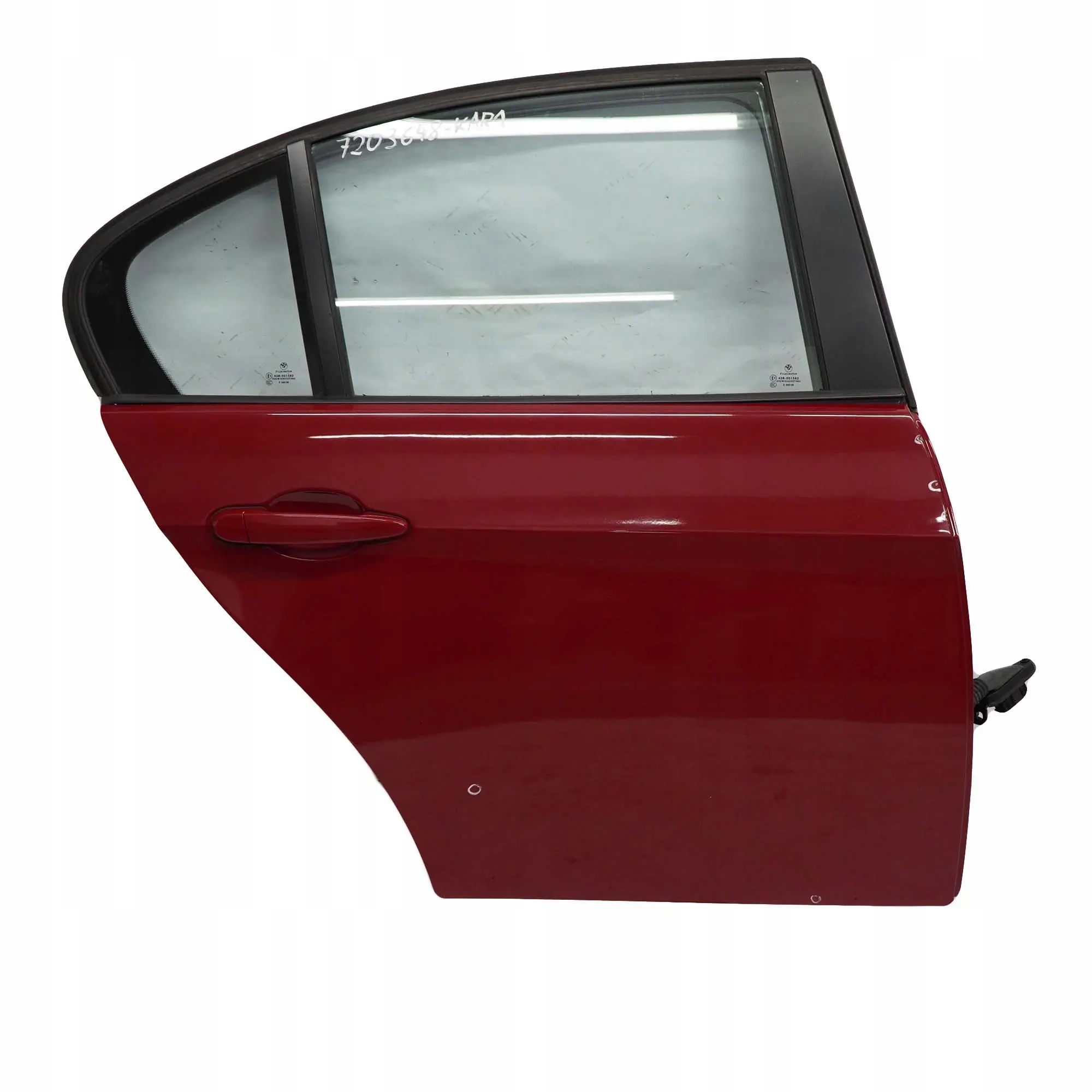 BMW E90 E90N LCI Berlina Portiera Posteriore Dx Rosso-Cremisi Karmesin Rosso -