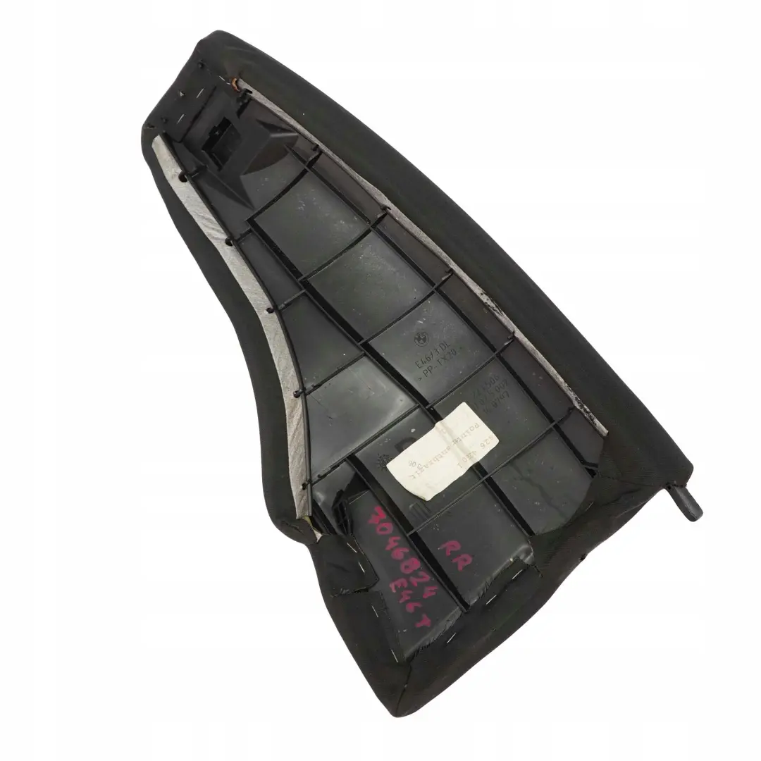 BMW E46 Break Touring Siege Arriere Lateral Droite Reference Tissu Grise - SKU 7046824 - Numéro de pièce 7046824