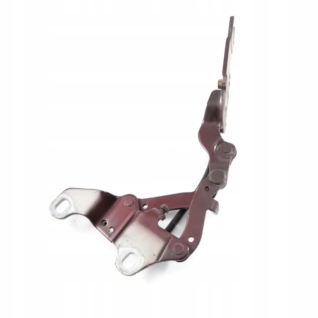 Front Left Engine Bonnet Hinge N/S Barberarot Red - A39 to BMW 3 Series E90 with Part number 7115263 BMW 3 Series E90 Front Left Engine Bonnet Hinge N/S Barberarot Red - A39 - SKU 7115263-BAR - Part number 7115263