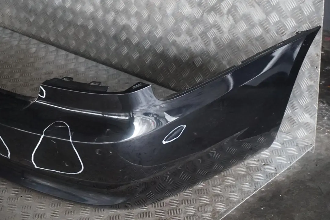 BMW 3 Series 5 E92 E93 Rear Bumper Panel PDC Black Sapphire Metallic - 475 - SKU 0034474-BS5 - Part number 0034474