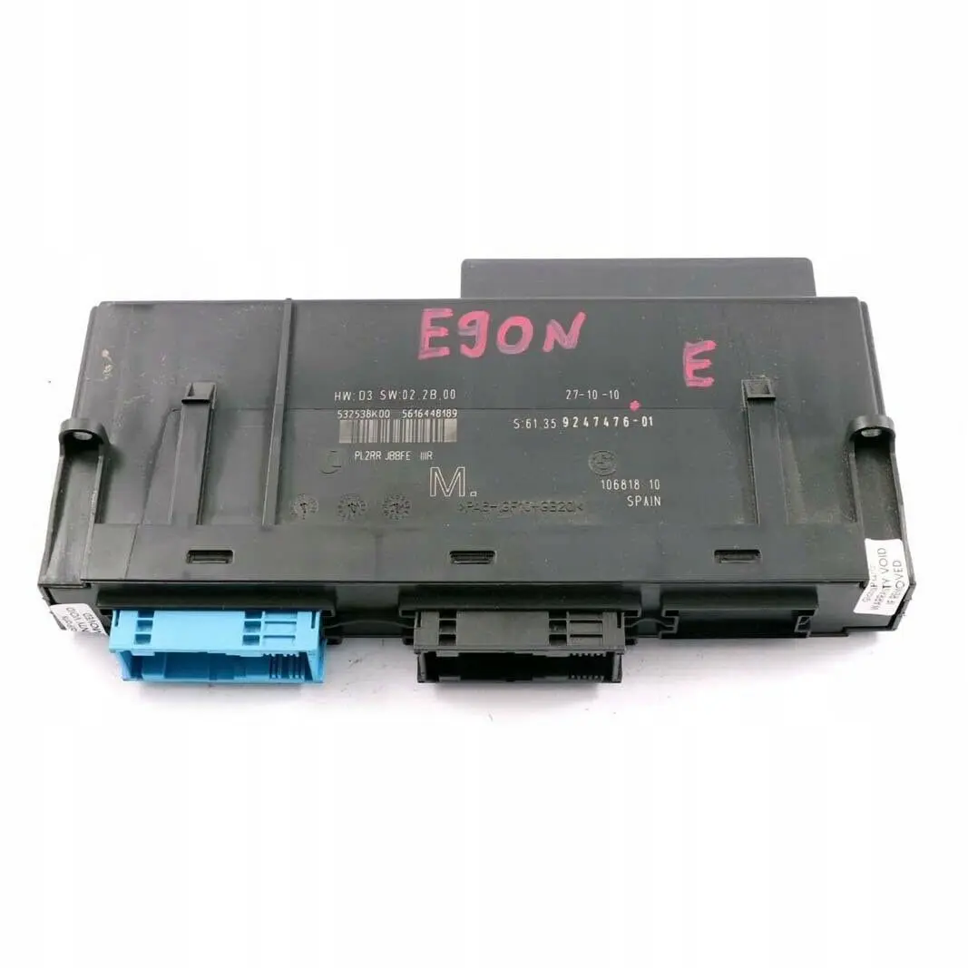 ECU Body Control Module M Anschlussdose PL2RR JBBFE IIIR für BMW 3 E90 LCI mit Teilenummer 9247476 BMW 3 E90 LCI ECU Body Control Module M Anschlussdose PL2RR JBBFE IIIR - SKU 9247476 - Teilenummer 9247476