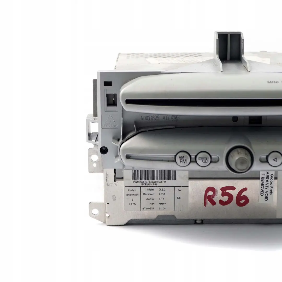 BMW Mini Cooper R55 R56 R57 CCC CD DVD Navigation Sat Nav Head Unit - SKU 3452071 - Part number 9138452
