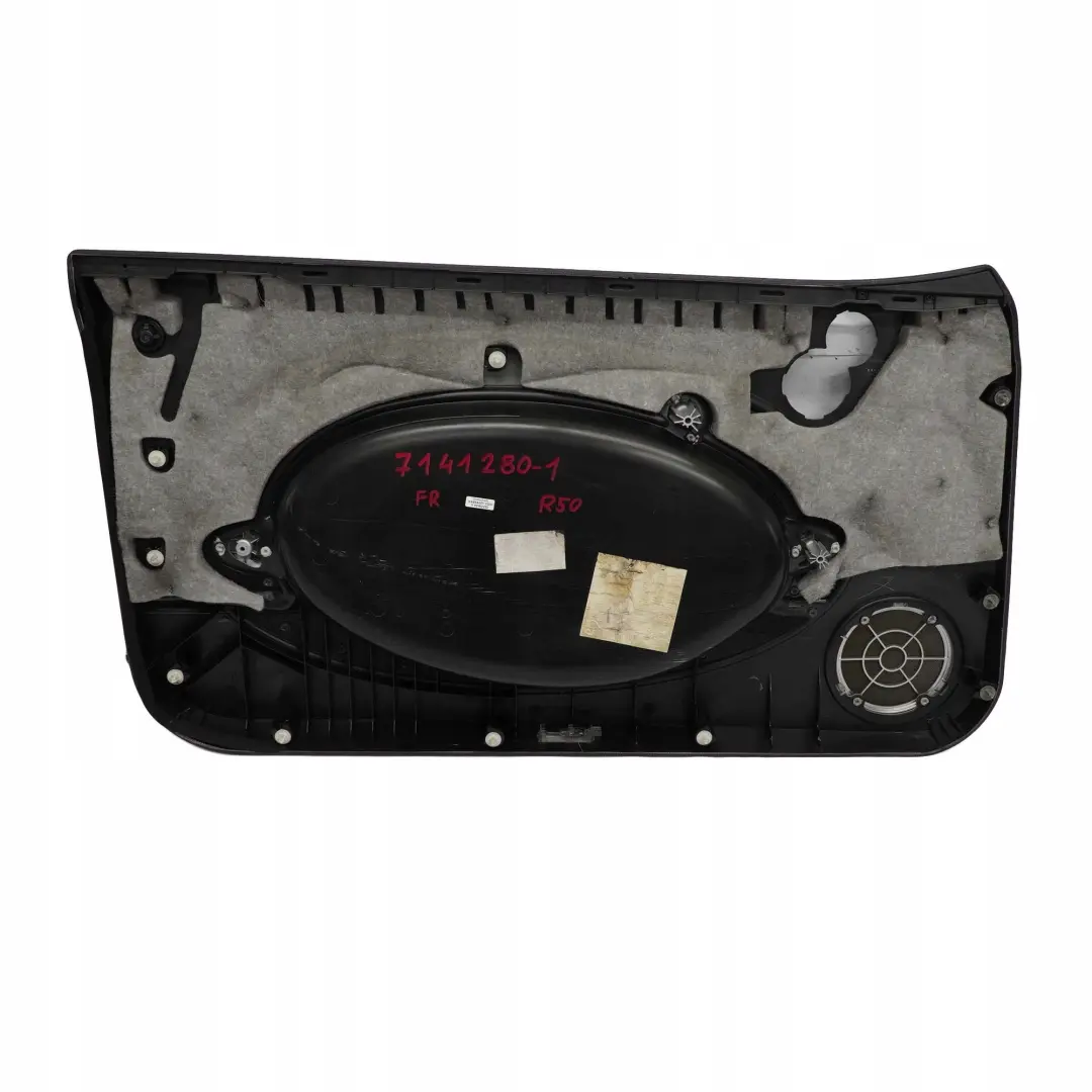 Anteriore Destra Scheda Porta Laterale Harman Kardon Lega Patina per Mini R50 R53 con numero di parte 7141280 Mini R50 R53 Anteriore Destra Scheda Porta Laterale Harman Kardon Lega Patina - SKU 7141280-1 - Numero di parte 7141280