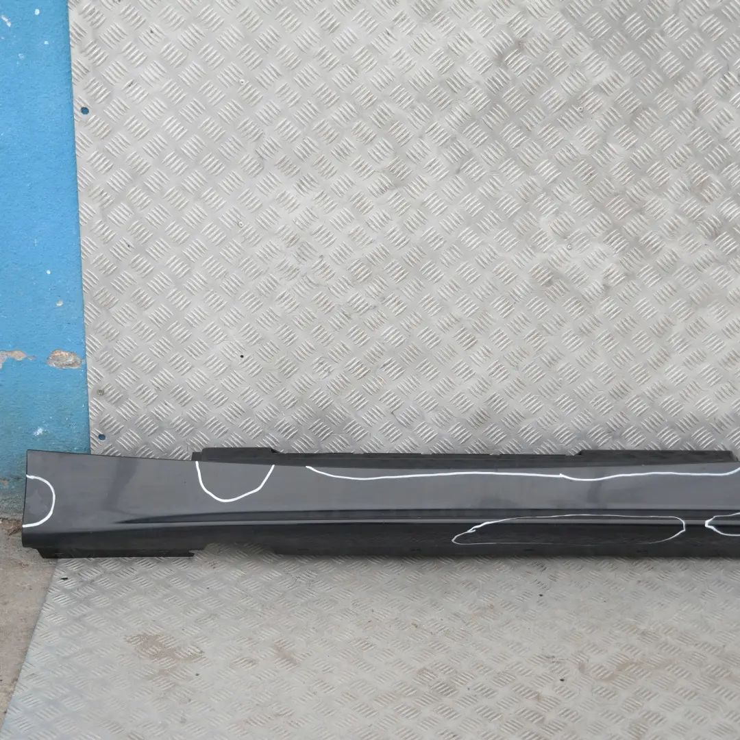 BMW 20 E87 Listón umbral faldón lateral izquierdo Zafiro negro metalizado - SKU 0032949-BS20 - Número de pieza 32949