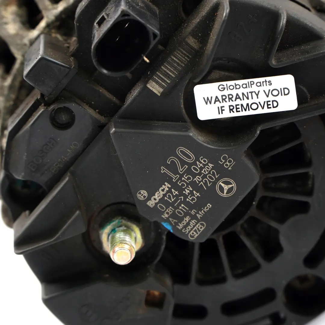 klasa W203 M111 C 200 230 Alternator do MERCEDES C o numerze A0111547202 MERCEDES C klasa W203 M111 C 200 230 Alternator - SKU A0111547202 - Numer Części A0111547202