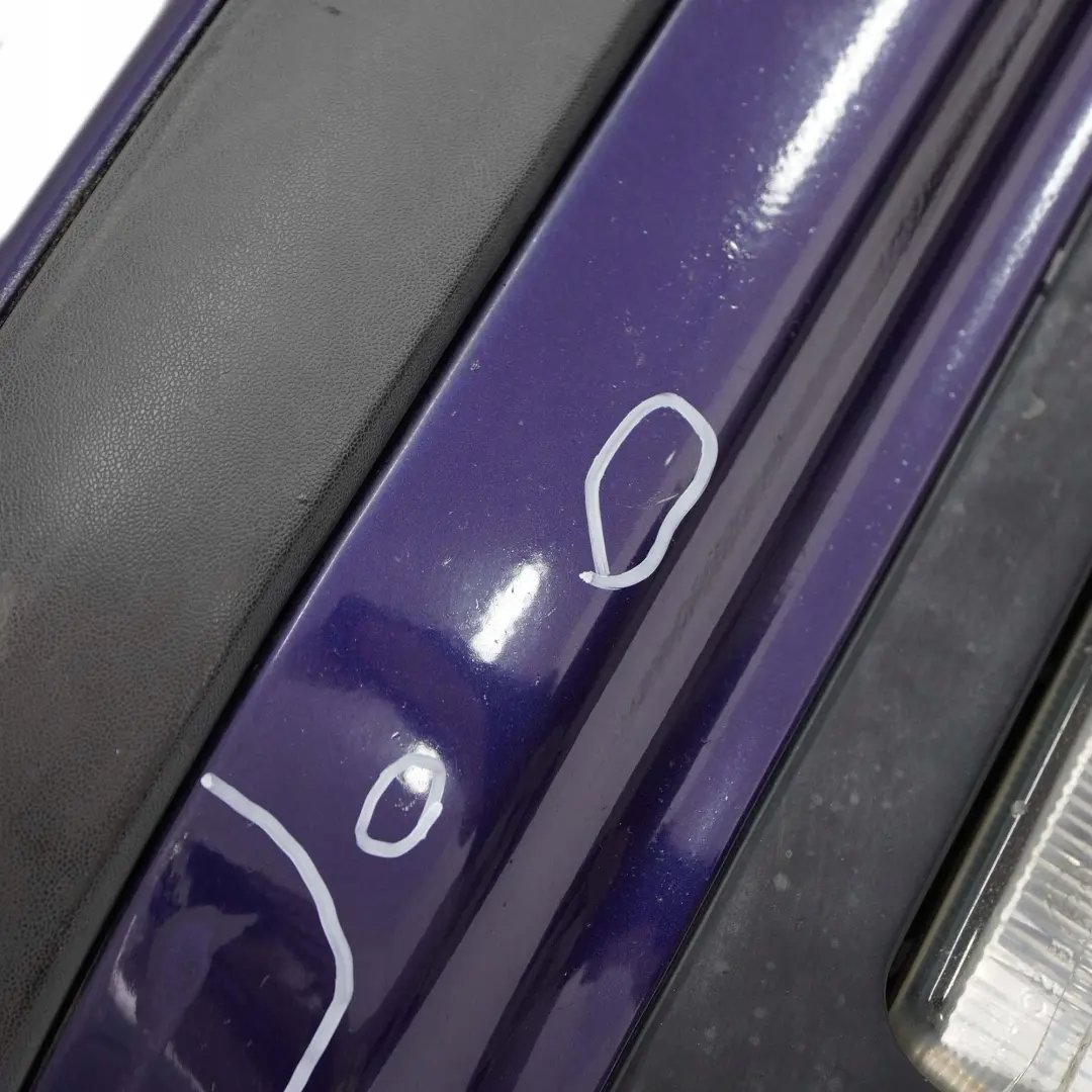 BMW 3 Series E36 Front Bumper Trim Panel Montreal Blue Metallic - 297 - SKU 9070106-MRB - Part number 9070106