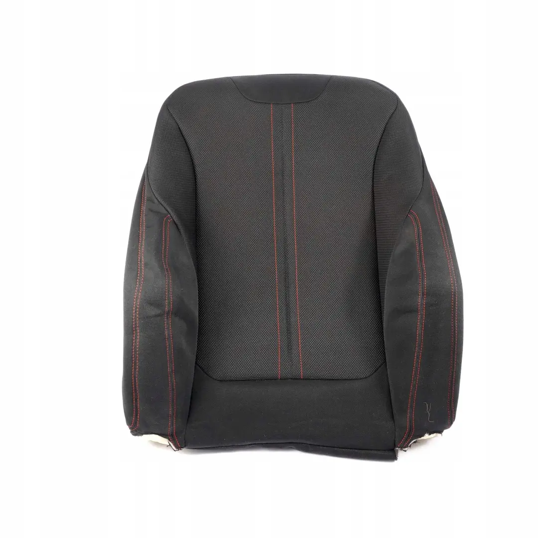 Front Right Sport Seat O/S Backrest Cover Cloth Anthracite Red to BMW F20 F30 LCI with Part number 7475406 BMW F20 F30 LCI Front Right Sport Seat O/S Backrest Cover Cloth Anthracite Red - SKU 7475406 - Part number 7475406