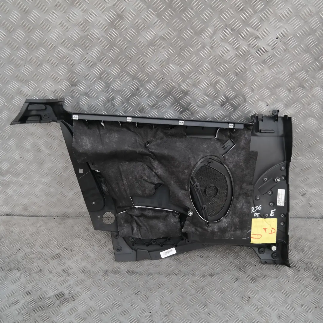 MINI Cooper R56 Lateral Interior Trim Panel Quarter Rear Right O/S Black / Grey - SKU 2756048-1 - Part number 51432756048