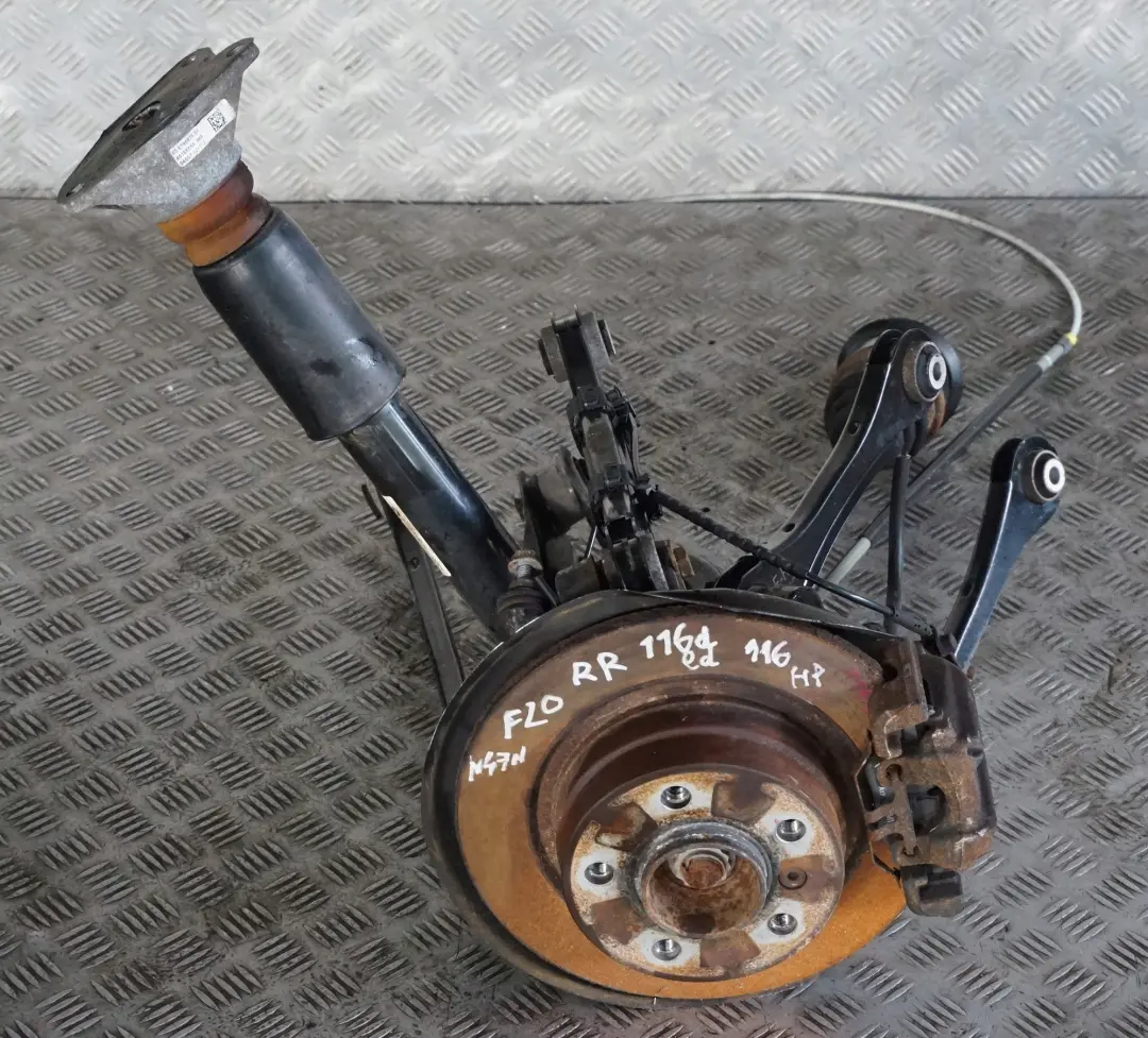 Right O/S Leg Spring Strut Hub Caliper to BMW 1 Series F20 116d ed Rear with Part number 6873724 BMW 1 Series F20 116d ed Rear Right O/S Leg Spring Strut Hub Caliper - SKU 6873724-1 - Part number 6873724