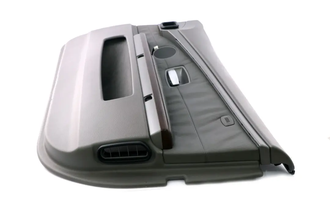 Front Right O/S Door Card Grey Leather Lining Trim Panel to BMW 7 Series E65 E66 with Part number 7038494 BMW 7 Series E65 E66 Front Right O/S Door Card Grey Leather Lining Trim Panel - SKU 7038494 - Part number 7038494