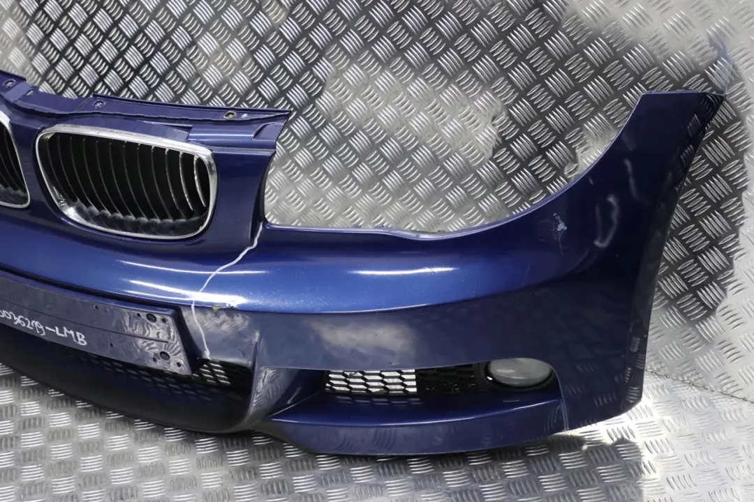  *BMW 1 E82 E88 M Sport Paket Stossfänger Vorn Le Mans Blau Metallic - 381 - SKU 0036219-LMB - Teilenummer 0036219