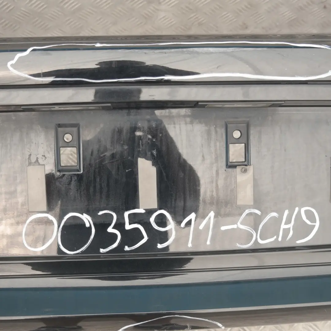 BMW E81 E87 LCI Zderzak tylny tył schwarz II 668 - SKU 0035911-SCH9 - Numer Części 35911