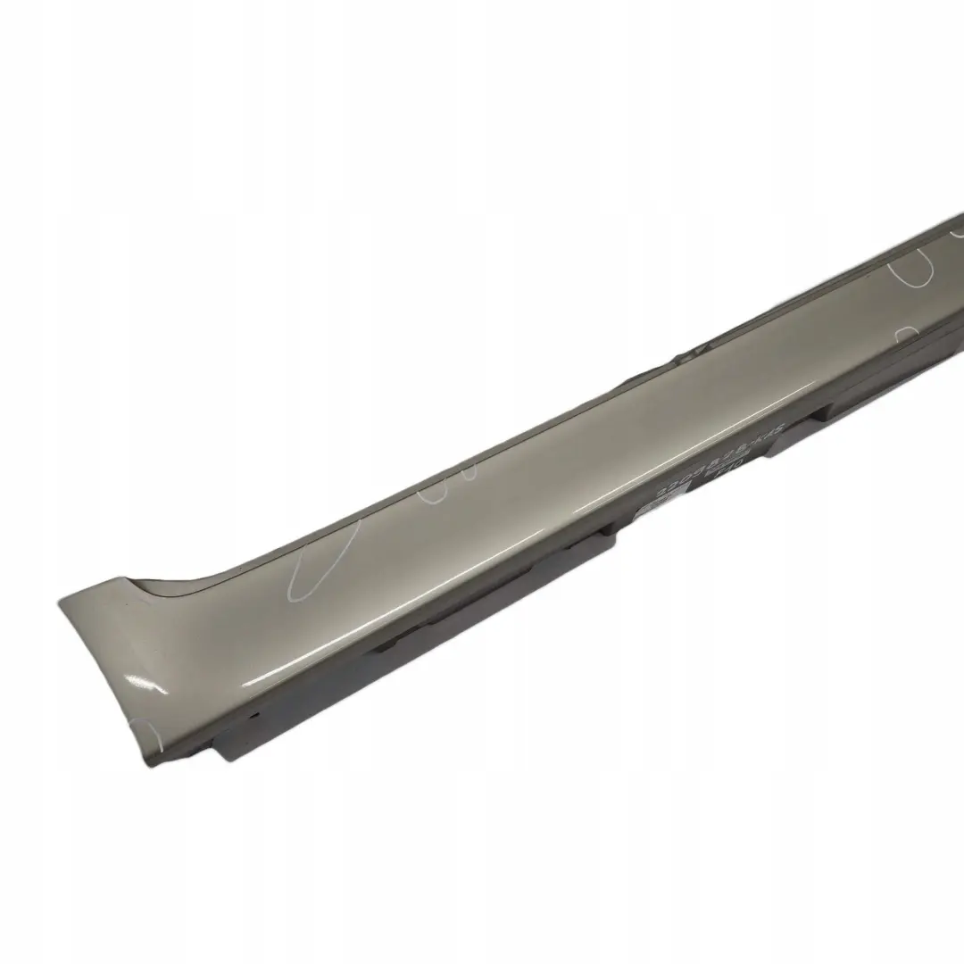BMW 5 F10 F11 Schwellerleiste Schweller Blende Rechts Kaschmirsilber - A72 - SKU 2209828-KAS - Teilenummer 2209828