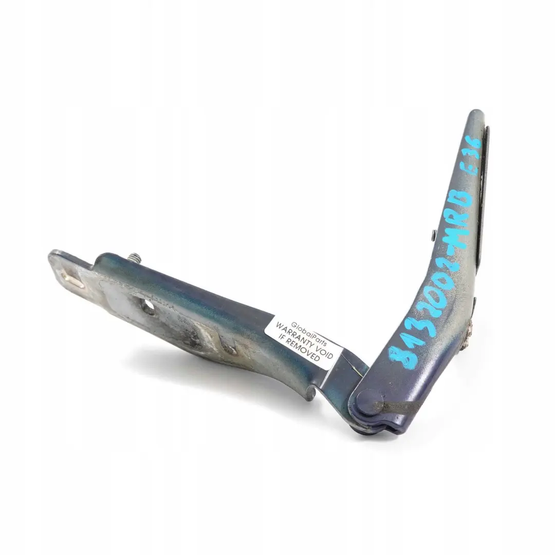 Zawias maski silnika prawy Montreal Blue do BMW E36 o numerze 8132002 BMW E36 Zawias maski silnika prawy Montreal Blue - SKU 8132002-MRB - Numer Części 8132002