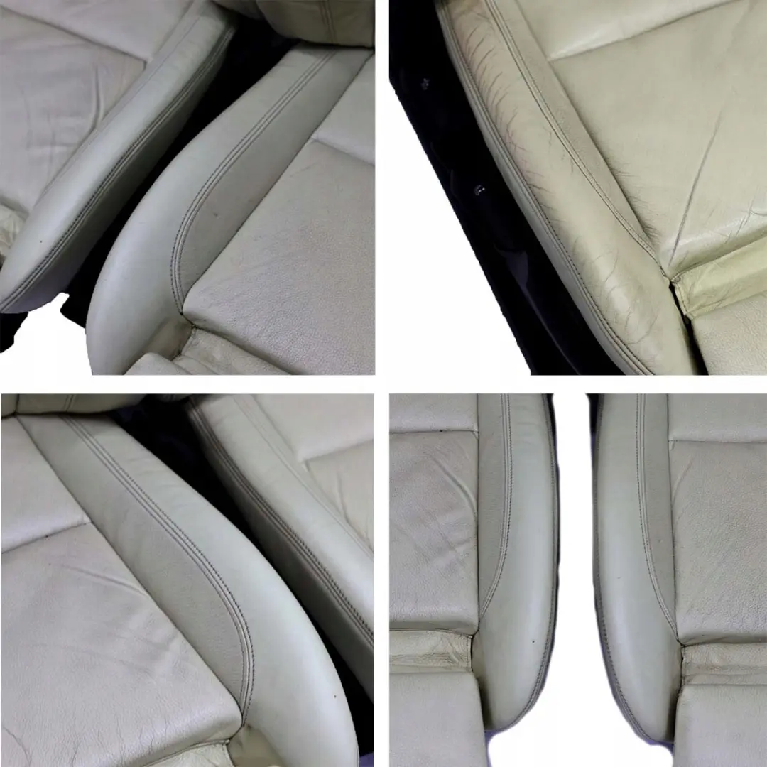 BMW Convertible Cabrio Heated M Sport Lemon Leather Interior Seats Door Card - SKU E88 M Sport Lemon Leather Seats - Part number E88