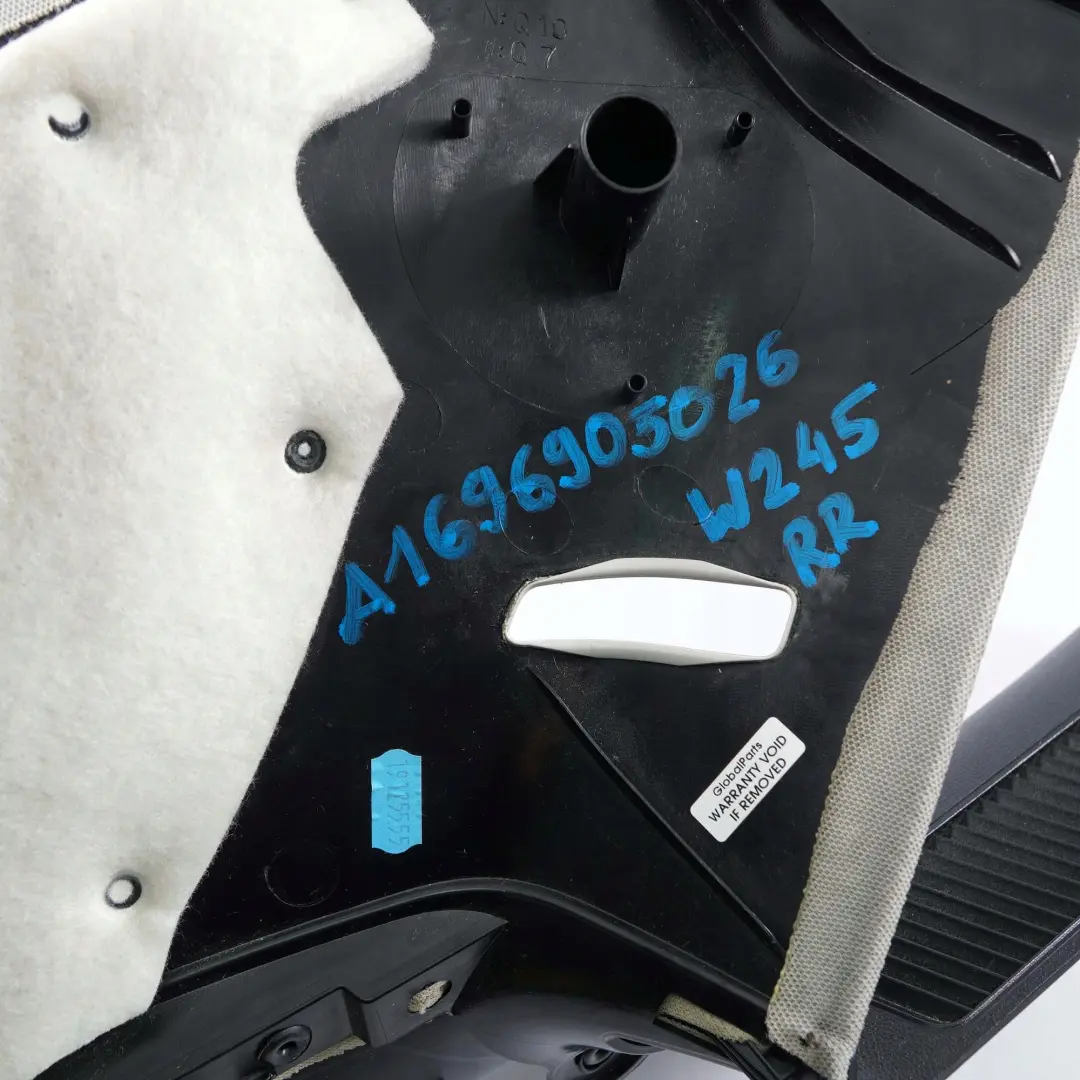  Mercedes-Benz B-Klasse W245 Hinten Rechts C-Säule Abdeckung Kofferraum Grau - SKU A1696905026 - Teilenummer A1696905026