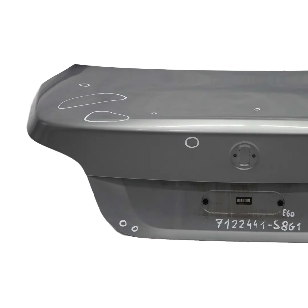 Trunk Boot Lid Tailgate Silbergrau Silver Grey Metallic - A08 to BMW 5 E60 1 with Part number 7122441 BMW 5 E60 1 Trunk Boot Lid Tailgate Silbergrau Silver Grey Metallic - A08 - SKU 7122441-SBG1 - Part number 7122441