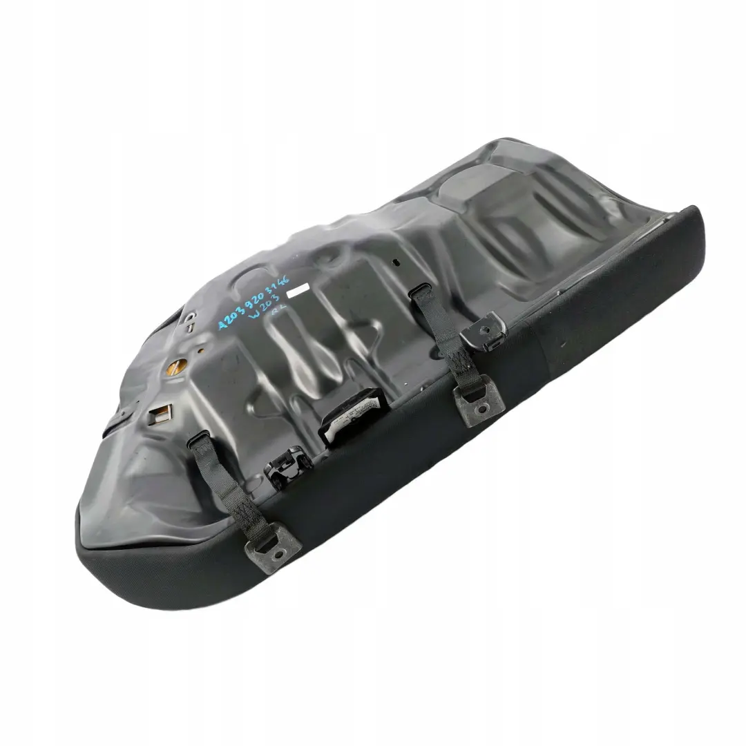  Mercedes-Benz C-Klasse W203 Rücksitzbank Bezug Links Stoff Schwarz Anthrazit - SKU A2039203146 - Teilenummer A2039203146
