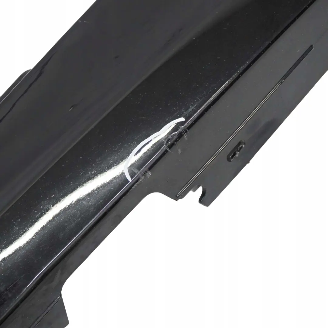BMW E81 E82 E88 Sill Strip Side Skirt Right Schwarz Black - 668 - SKU 0036142-SCH7 - Numero di parte 0036142