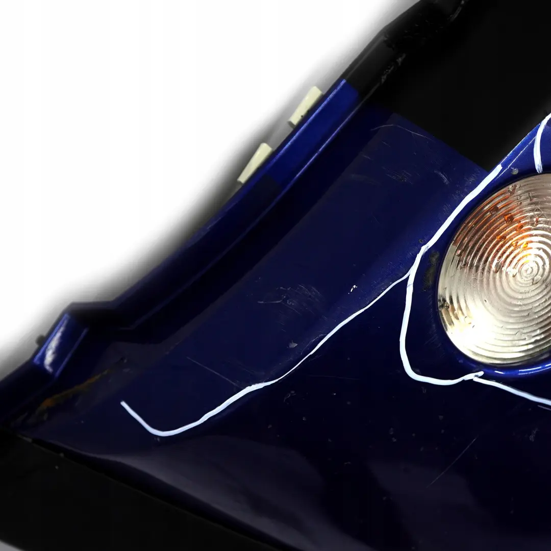 Complete Front Bumper Panel Lightning Blue - A63 to BMW Mini Cooper Cabrio R50 R52 with Part number 0308998 BMW Mini Cooper Cabrio R50 R52 Complete Front Bumper Panel Lightning Blue - A63 - SKU 0308998-LB - Part number 0308998