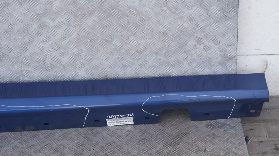 BMW E90 E91 Listello Portiera Apertura Gonne Destra Montegoblau Blu - SKU 0032950-MTB3 - Numero di parte 51770032950
