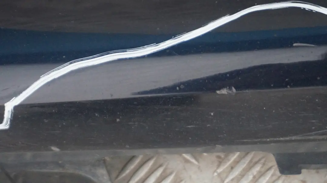 BMW E92 E93 2 Listello Portiera Apertura Gonna Destra Blu Monaco - A35 - SKU 0034058-MB2 - Numero di parte 0034058
