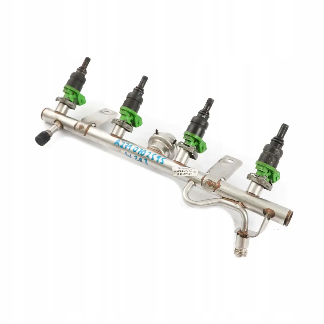  Mercedes-Benz C E Class W203 W211 Kompressor M271 Petrol Fuel Injector Rail - SKU A2710702595 - Part number A2710702595