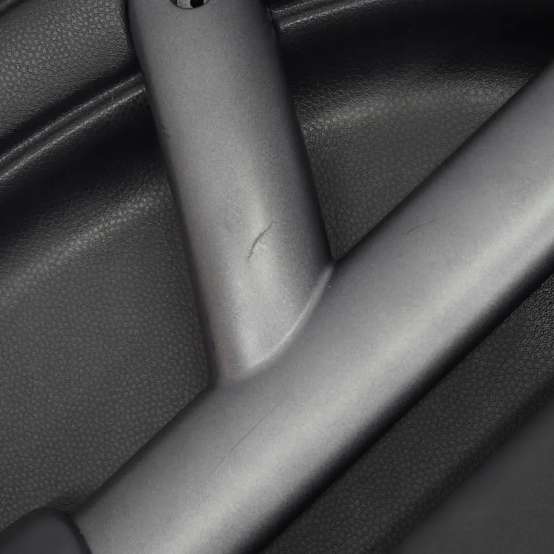 Türverkleidung Dekor Vorne Links Panther Black Schwarz Leder für BMW Mini R50 mit Teilenummer 7113431 BMW Mini R50 Türverkleidung Dekor Vorne Links Panther Black Schwarz Leder - SKU 7113431-2 - Teilenummer 7113431