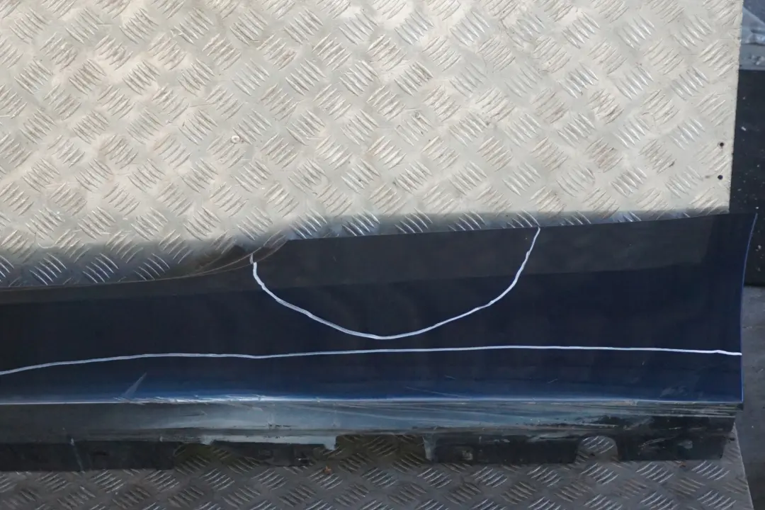 BMW E92 E93 LCI Listello Portiera Apertura Gonna SX Blu Monaco Blu - SKU 0034059-MB - Numero di parte 34059