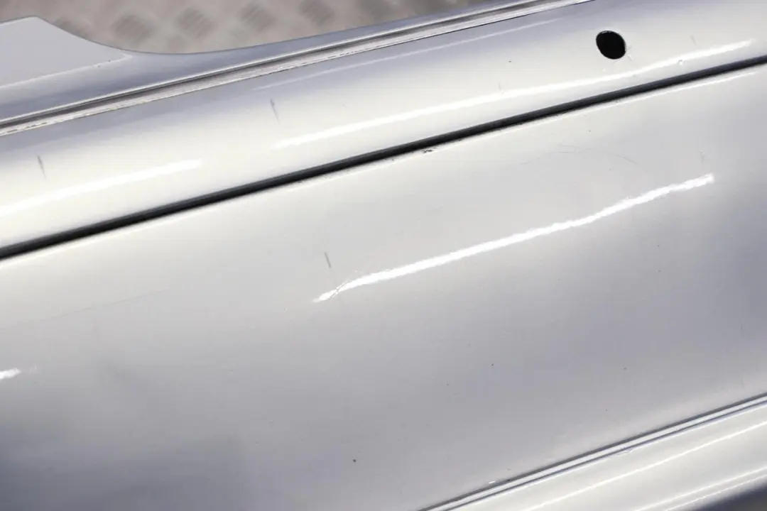 Class W220 Rear Bumper Trim Panel Blue Chalcedonblau - 347 to Mercedes S with Part number A2208800140 Mercedes S Class W220 Rear Bumper Trim Panel Blue Chalcedonblau - 347 - SKU A2208800140-QB - Part number A2208800140