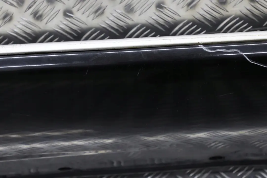 BMW X5 E70 Schwellerleiste Schweller Trittbrett Rechts Black Sapphire - 475 - SKU 7163556-BS - Teilenummer 7163556