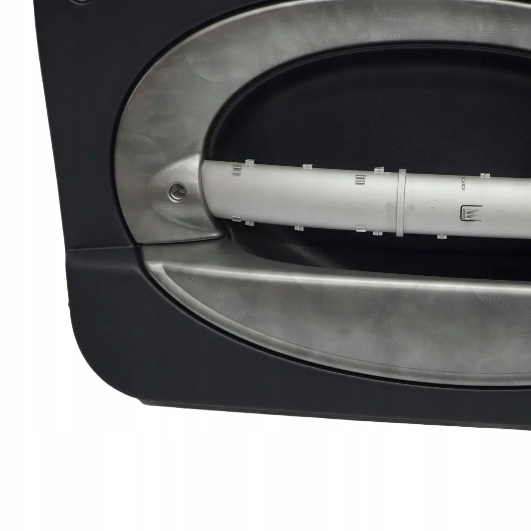 Front Left Door Card Side Trim Harman Kardon Panther Alloy Patina to Mini R50 R53 with Part number 7141279 Mini R50 R53 Front Left Door Card Side Trim Harman Kardon Panther Alloy Patina - SKU 7141279-1 - Part number 7141279