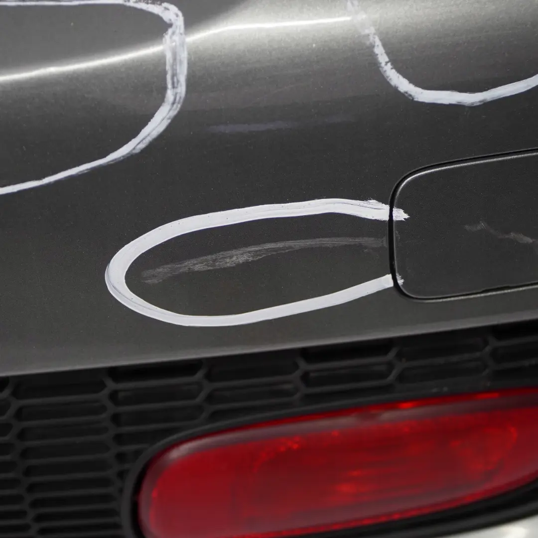 Mini Cooper S R56 R57 Stossfänger Hinten Dark Silver Silber - 871 - SKU 0430252-DS6 - Teilenummer 0430252