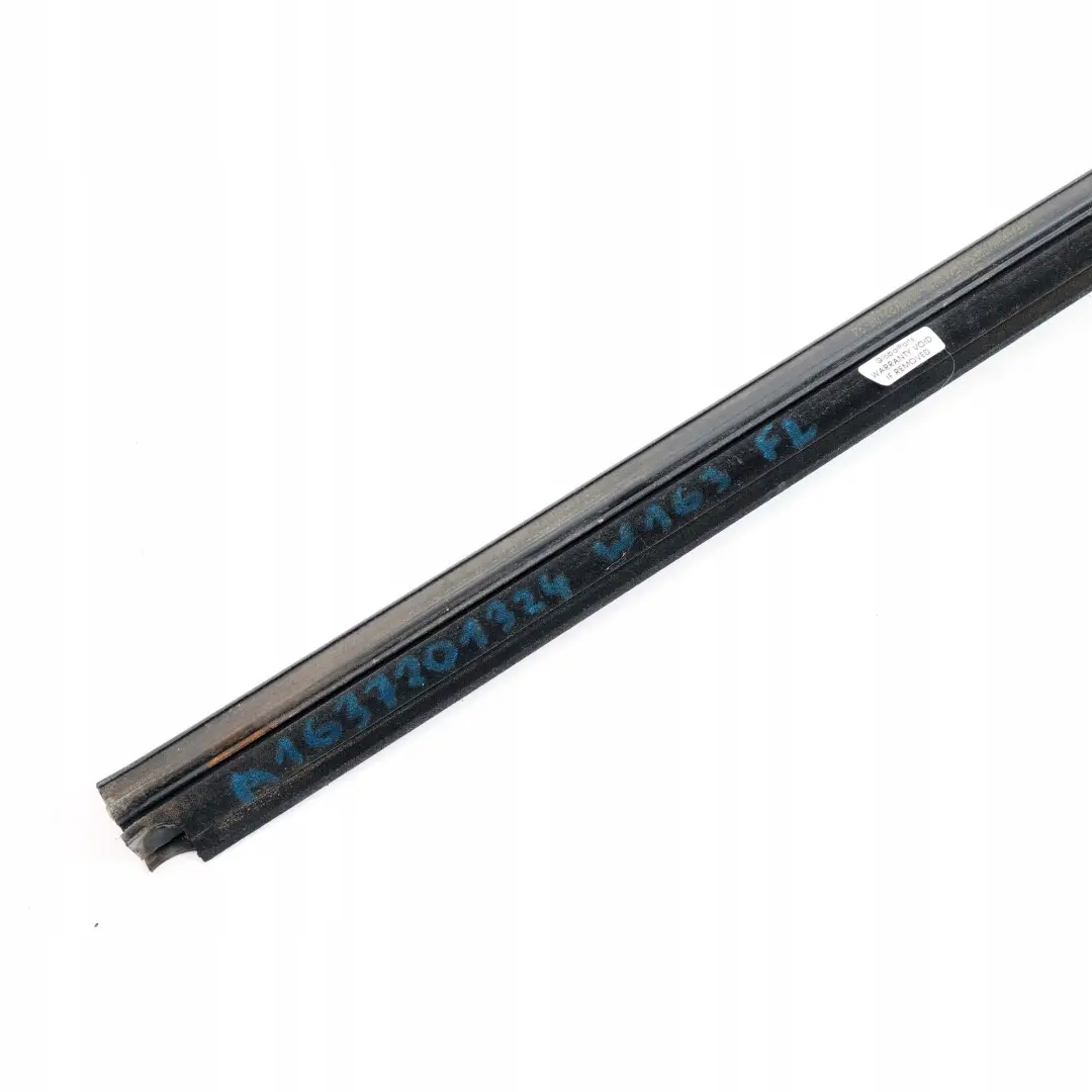  Mercedes-Benz M ML W163 Front Left Door Window Outside Rail Strip - SKU A1637201324 - Part number A1637201324