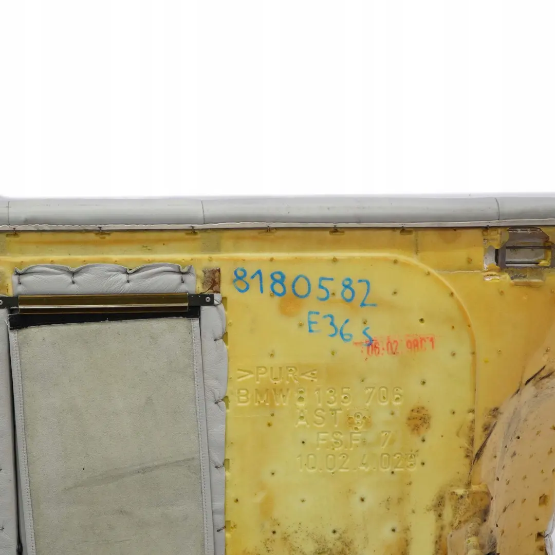 Kanapa oparcie skóra grey Montana do BMW E36 Sedan o numerze 8180582 BMW E36 Sedan Kanapa oparcie skóra grey Montana - SKU 8180582 - Numer Części 8180582