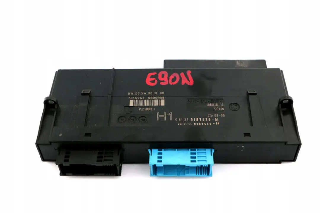*BMW 3 er E90N E90 LCI ECU Body Control Module H1 Steuergeraet für mit Teilenummer 9187536 *BMW 3 er E90N E90 LCI ECU Body Control Module H1 Steuergeraet - SKU 9187536 - Teilenummer 9187536