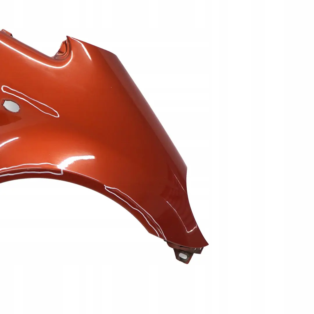 Delantero Derecho Panel Lateral Guardabarros Mica Coral Naranja para Mercedes A W168 con número de pieza A1688800818 Mercedes A W168 Delantero Derecho Panel Lateral Guardabarros Mica Coral Naranja - SKU A1688800818-COR - Número de pieza A1688800818