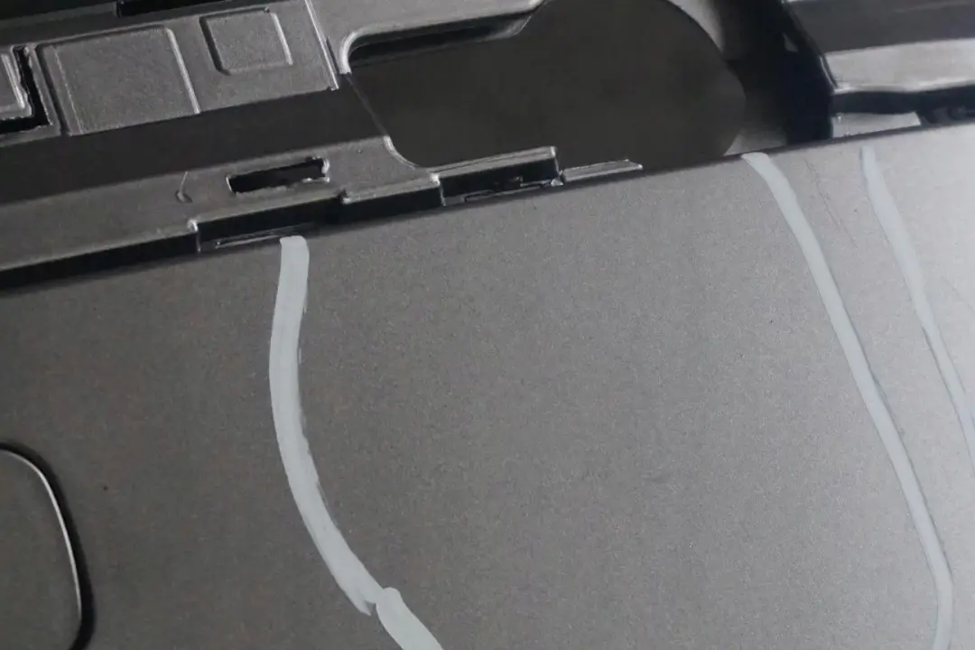 Bumper Trim Panel Sterlinggrau Grey Metallic - 472 to BMW 7 Series E65 E66 Rear with Part number 0136743 BMW 7 Series E65 E66 Rear Bumper Trim Panel Sterlinggrau Grey Metallic - 472 - SKU 0136743-STG - Part number 0136743