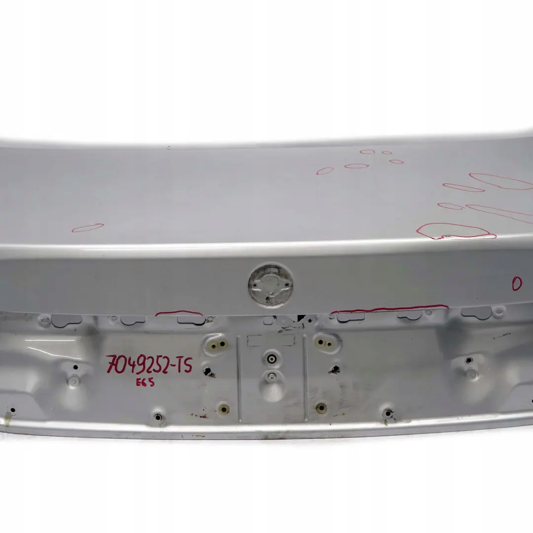 Trunk Lid Boot Tailgate Titansilber Silver Metallic - 354 to BMW 7 E65 E66 E67 with Part number 7049252 BMW 7 E65 E66 E67 Trunk Lid Boot Tailgate Titansilber Silver Metallic - 354 - SKU 7049252-TS - Part number 7049252