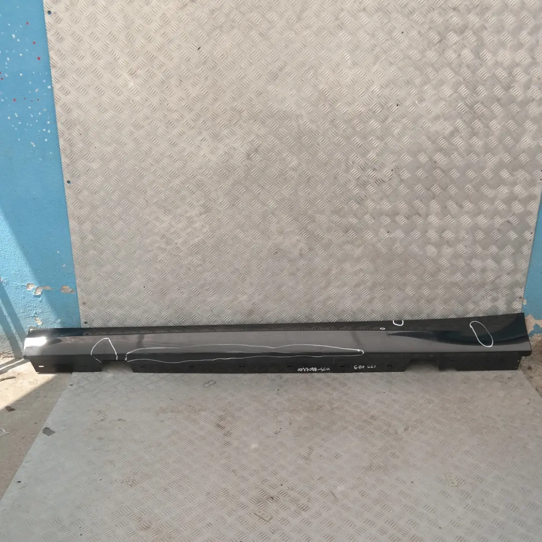 BMW E90 E91 LCI Listello Portiera Apertura Gonna SX Nero 2 - - SKU 0037059-SCH - Numero di parte 0037059