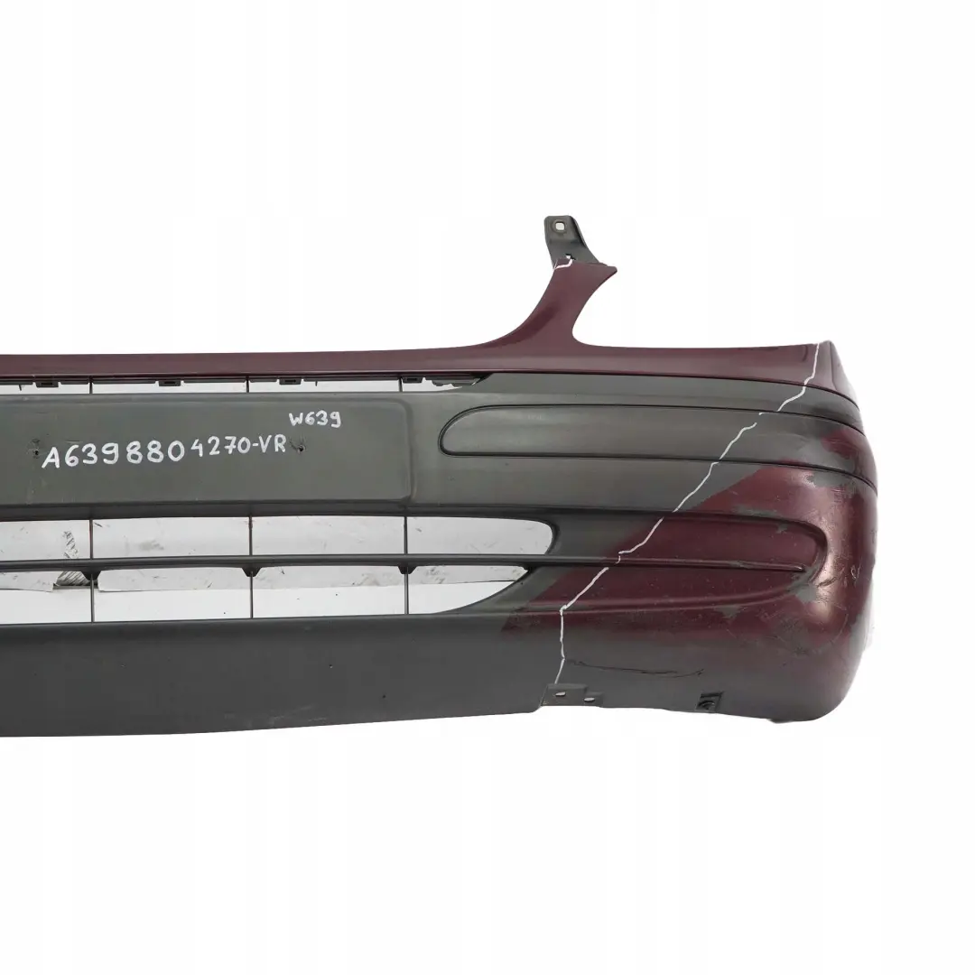 Mercedes-Benz Vito W639 Front Bumper Trim Panel Velvet Red - 3583 to with Part number A6398804270 Mercedes-Benz Vito W639 Front Bumper Trim Panel Velvet Red - 3583 - SKU A6398804270-VR - Part number A6398804270