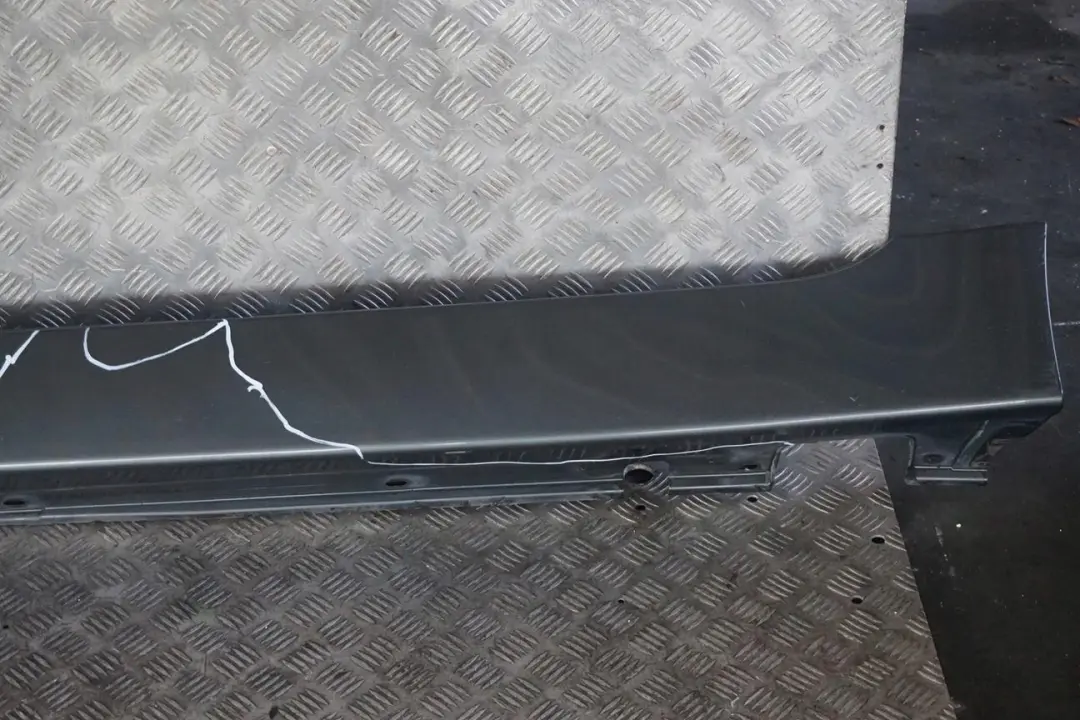 Door Sill Side Cover Skirt Left N/S Titangrau Titan Grey - A36 to BMW 5 E60 E61 with Part number 0150277 BMW 5 E60 E61 Door Sill Side Cover Skirt Left N/S Titangrau Titan Grey - A36 - SKU 0150277-TGR - Part number 0150277