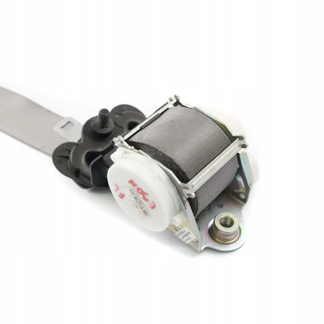 BMW 3 Series E90 E91 LCI Front Left Upper Safety Seat Belt Grey N/S - SKU 9160103 - Part number 9160103