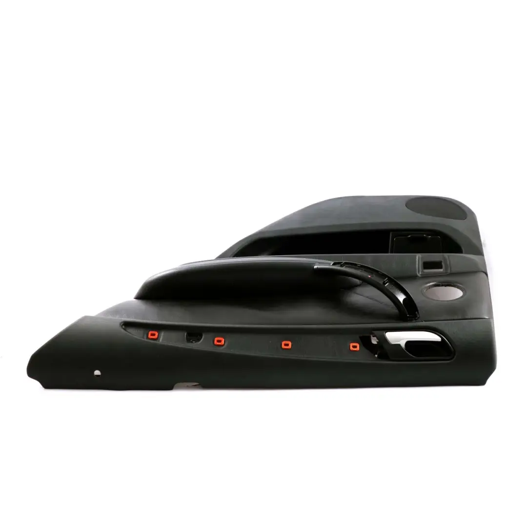 BMW X5 E53 Black Leather Rear Right O/S Door Card Trim Panel Interior - SKU 8408664 - Part number 8408664
