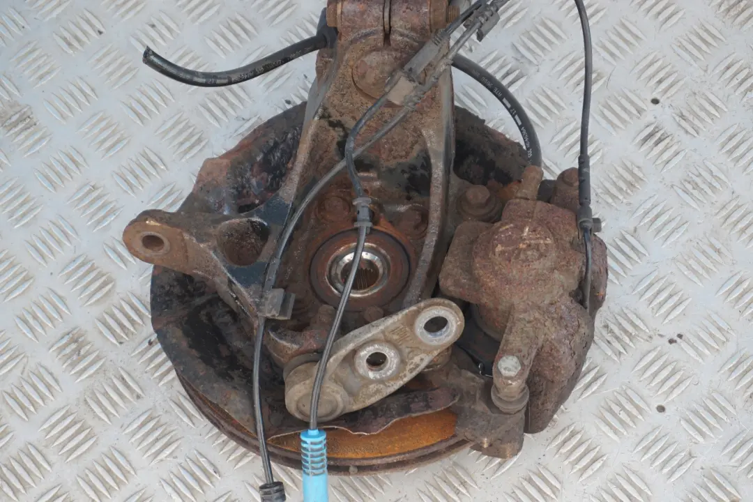 Front Left N/S Spring Strut Suspension Leg Brake Hub to BMW Mini R57 Cabrio S N18 with Part number 6789553 BMW Mini R57 Cabrio S N18 Front Left N/S Spring Strut Suspension Leg Brake Hub - SKU 6789553-1 - Part number 6789553