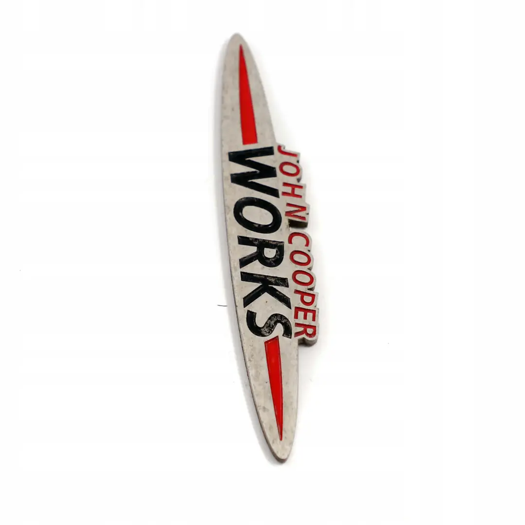 Mini Cooper S JCW John Cooper Works Emblema Logo Sello Insignia - SKU JCW-Emblem - Número de pieza JCW Emblem