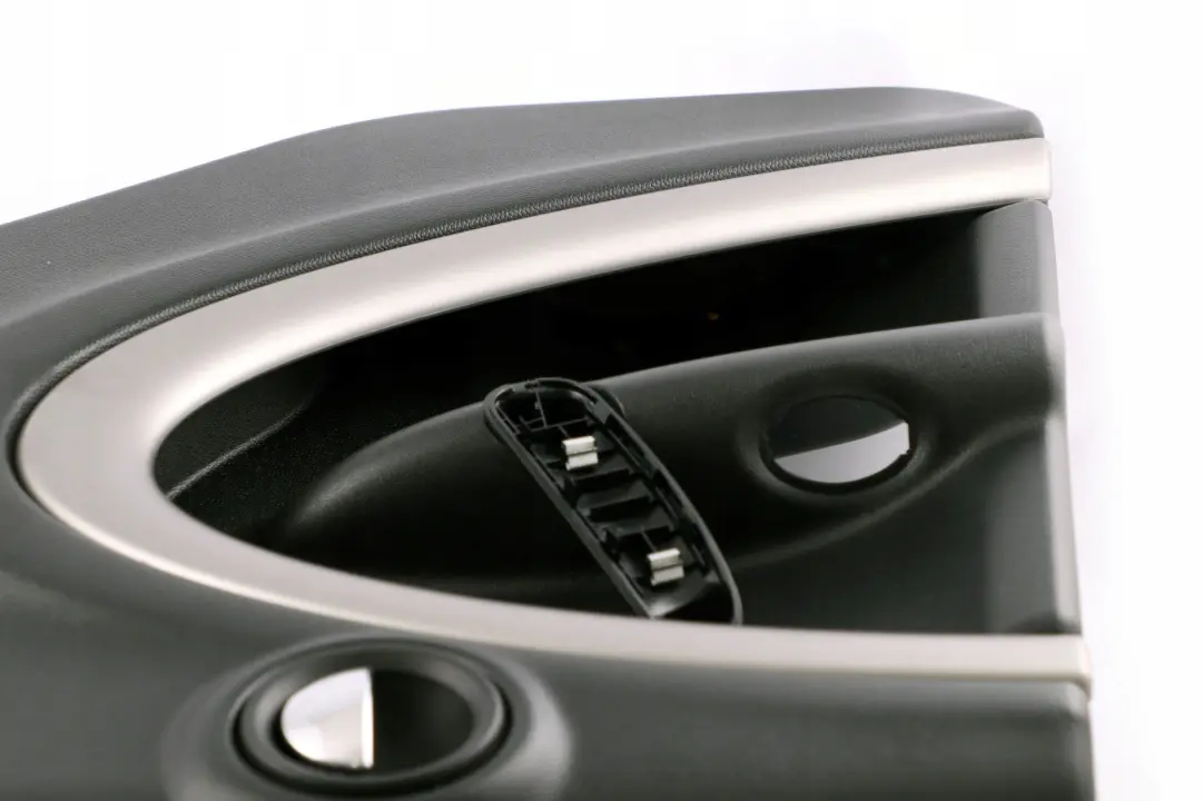 Right O/S Door Card Trim Panel Carbon Black Silver to BMW Mini Countryman R60 Rear with Part number 9812130 BMW Mini Countryman R60 Rear Right O/S Door Card Trim Panel Carbon Black Silver - SKU 9812130 - Part number 9812130